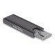 Delock Θήκη Για M.2 Nvme Pcie/Sata Ssd 42019, Tool Free, 10Gbps, Μαύρη Delock Θήκη Για M.2 Nvme Pcie/Sata Ssd 42019, Tool Free, 10Gbps, Μαύρη