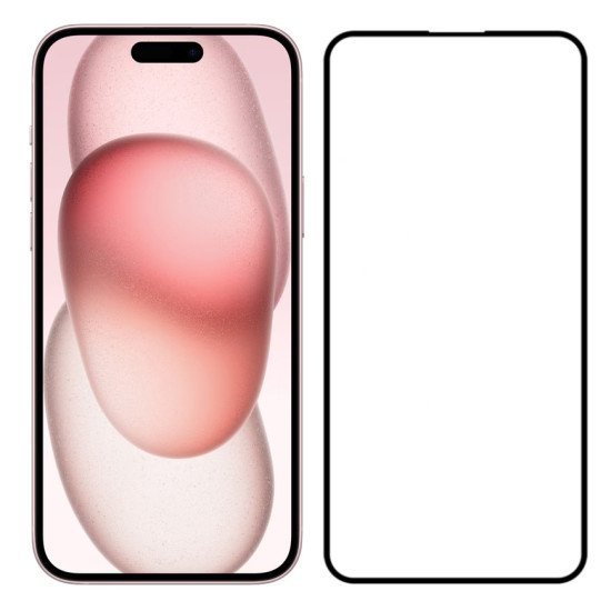 Powertech Tempered Glass 5D Tgc-0657 Για Iphone 15, Full Glue Powertech Tempered Glass 5D Tgc-0657 Για Iphone 15, Full Glue
