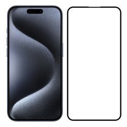 Powertech Tempered Glass 5D Tgc-0659 Για Iphone 15 Pro, Full Glue Powertech Tempered Glass 5D Tgc-0659 Για Iphone 15 Pro, Full Glue
