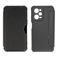 Powertech Θήκη Razor Carbon Mob-1910, Xiaomi Note 12 Pro/X5 Pro, Μαύρη
