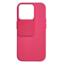 Powertech Θήκη Camshield Soft Mob-1887 Για Iphone 15 Pro, Ροζ