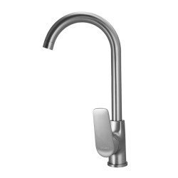 Bruno Μπαταρία Πάγκου Κουζίνας M54823-317C, Αναμεικτική, Ασημί