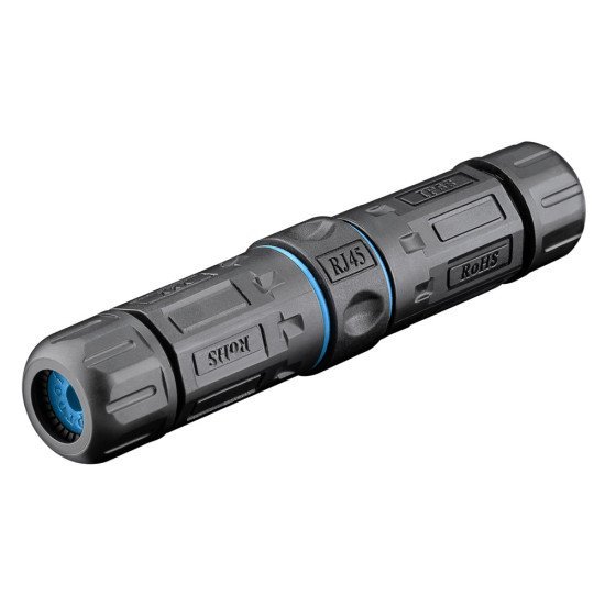 Goobay Αδιάβροχος Σύνδεσμος Rj45 Cat 6A 59582, Ip68, Μαύρος Goobay Αδιάβροχος Σύνδεσμος Rj45 Cat 6A 59582, Ip68, Μαύρος