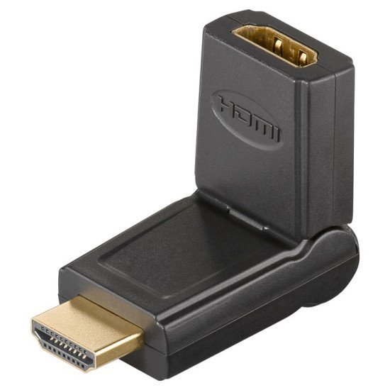Goobay Αντάπτορας Hdmi 51721, 180° Περιστρεφόμενος, 4K, Μαύρος Goobay Αντάπτορας Hdmi 51721, 180° Περιστρεφόμενος, 4K, Μαύρος