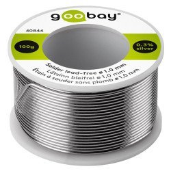 Goobay Σύρμα Συγκόλλησης 40844, Φ 1Mm, Χωρίς Αλογόνο, 100G Goobay Σύρμα Συγκόλλησης 40844, Φ 1Mm, Χωρίς Αλογόνο, 100G