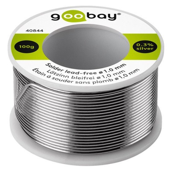 Goobay Σύρμα Συγκόλλησης 40844, Φ 1Mm, Χωρίς Αλογόνο, 100G