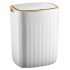Κάδος Απορριμμάτων Huh-0147, Αυτόματο Άνοιγμα, 12Lt, Λευκός