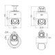 Uniarch Ip Κάμερα Ipc-P213-Af40Kc, 4Mm, 3Mp, Ip66, Poe, Led, Sd, Ir 30M