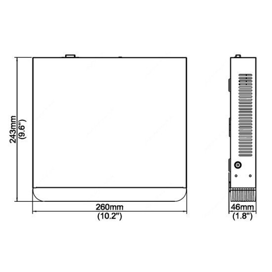 Uniarch Nvr Καταγραφικό Nvr-110E2, H.265/H.264, 8Mp, 10 Κανάλια