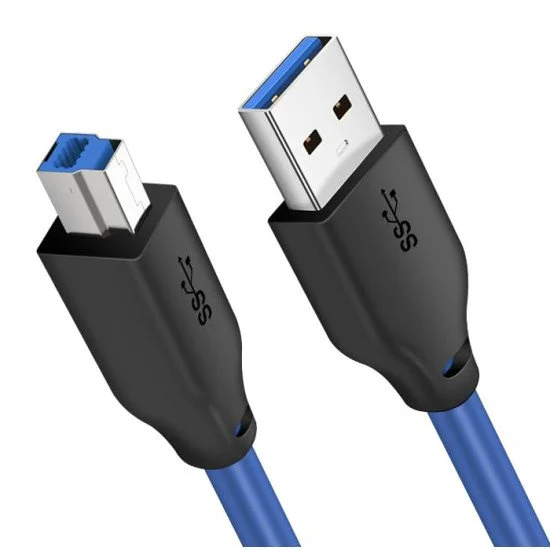 Cabletime Καλώδιο Usb Σε Usb Type B Ct-C160-U3-Ambm, 5Gbps, 1M, Μπλε Cabletime Καλώδιο Usb Σε Usb Type B Ct-C160-U3-Ambm, 5Gbps, 1M, Μπλε
