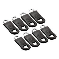Ανταλλακτικά Γατζάκια Για Φερμουάρ Huh-0137, 25Mm, Μαύρο, 8Τμχ