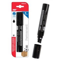 Mp Ανεξίτηλος Μαρκαδόρος Pe539-01, 1/12Mm, Μαύρος