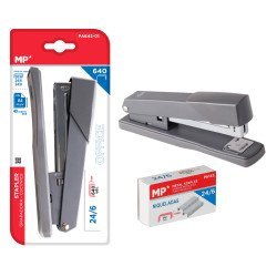 Mp Συρραπτικό Με Ανταλλακτικά Pa642-01, 24-8/24-6/26-6, 25 Φύλλα, Μαύρο