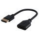 Goobay Αντάπτορας Hdmi 64824, Εύκαμπτος, 4K, 18Gbit/S, Μαύρος Goobay Αντάπτορας Hdmi 64824, Εύκαμπτος, 4K, 18Gbit/S, Μαύρος