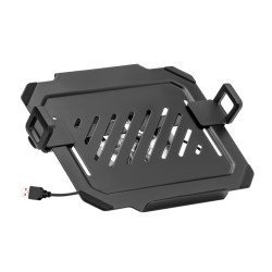 Brateck Βάση & Ψύξη Laptop Nbh-8Gl Για Βάση Vesa, Rgb, Έως 17", Μαύρη