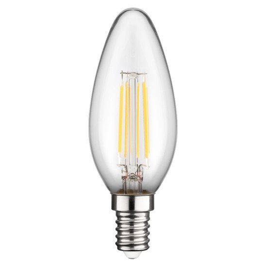 Goobay Led Λάμπα Candle 65390, E14, Filament, 4W, 2700K, 470Lm