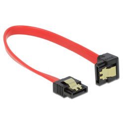 Delock Καλώδιο Sata 83977, Γωνιακό, 6Gb/S, 20Cm, Κόκκινο
