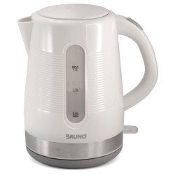 Bruno Βραστήρας Νερού Brn-0142, 1.7L, 2200W, Λευκό-Γκρι