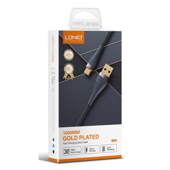 Ldnio Καλώδιο Micro Usb Σε Usb Ls691, 30W, 1M, Γκρι Ldnio Καλώδιο Micro Usb Σε Usb Ls691, 30W, 1M, Γκρι