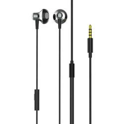 Ldnio Earphones Με Μικρόφωνο Hp08, 3.5Mm, 1.2M, Γκρι