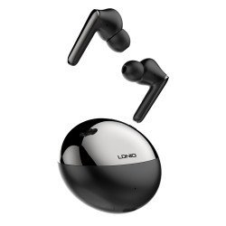 Ldnio Earphones Με Θήκη Φόρτισης T01, True Wireless, Hifi, Μαύρα