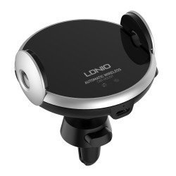 Ldnio Ασύρματος Φορτιστής & Βάση Αυτοκινήτου Ma02, 15W, Μαύρο