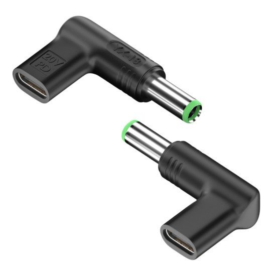 Powertech Αντάπτορας Τροφοδοσίας Yx-18, Usb-C Σε Toshiba 6.3X3Mm, Μαύρος