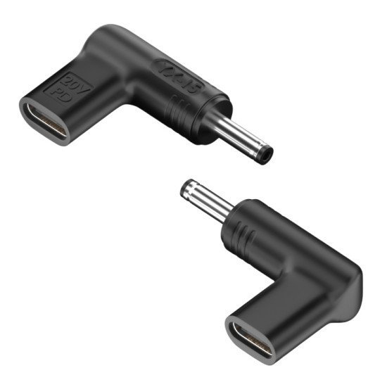 Powertech Αντάπτορας Τροφοδοσίας Yx-15, Usb-C Σε Asus 4X1.35Mm, Μαύρος