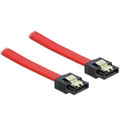 Delock Καλώδιο Sata 82678, 6Gb/S, 70Cm, Κόκκινο