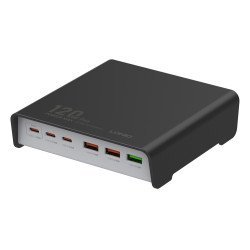 Ldnio Σταθμός Φόρτισης Q605, 3X Usb-C & 3X Usb, 120W, Pd/Qc, Μαύρος