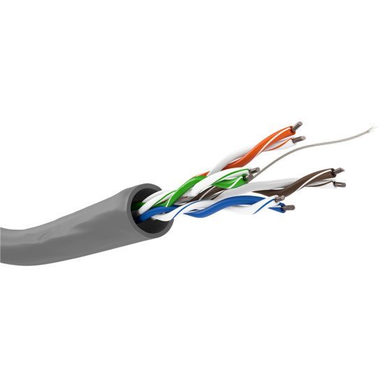 Goobay Καλώδιο Δικτύου 95410, Cat 5E U/Utp, Cca, 305M, Γκρι Goobay Καλώδιο Δικτύου 95410, Cat 5E U/Utp, Cca, 305M, Γκρι