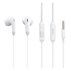 Celebrat Earphones Με Μικρόφωνο G27, 3.5Mm, 1.2M, Λευκά
