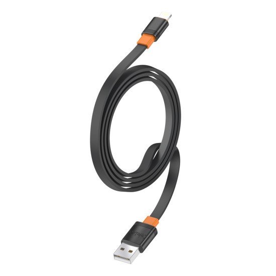 Celebrat Καλώδιο Lightning Σε Usb Cb-33L, Flat, 2.4A, 1M, Μαύρο Celebrat Καλώδιο Lightning Σε Usb Cb-33L, Flat, 2.4A, 1M, Μαύρο