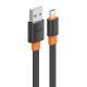 Celebrat Καλώδιο Lightning Σε Usb Cb-33L, Flat, 2.4A, 1M, Μαύρο Celebrat Καλώδιο Lightning Σε Usb Cb-33L, Flat, 2.4A, 1M, Μαύρο