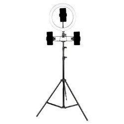 Φωτιστικό Δαχτυλίδι Led Zd67D Με Τρίποδα, Φ30Cm, 11W, Rgb