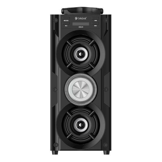 Celebrat Φορητό Ηχείο Os-01, 10W, 1200Mah, Bluetooth, Fm, Led, Μαύρο Celebrat Φορητό Ηχείο Os-01, 10W, 1200Mah, Bluetooth, Fm, Led, Μαύρο