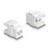 Delock Keystone Module Rj45 Σε Lsa Cat.6A 88131, Toolfree, Λευκό