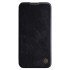 Nillkin Θήκη Qin Pro Για Iphone 15 Plus, Δερμάτινη, Μαύρη