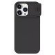 Nillkin Θήκη Camshield Silky Magnetic Silicone, Iphone 15 Pro Max, Μαύρη Nillkin Θήκη Camshield Silky Magnetic Silicone, Iphone 15 Pro Max, Μαύρη