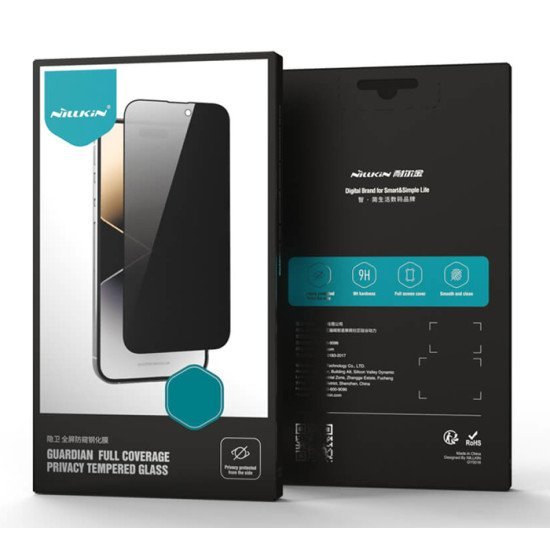 Nillkin Tempered Glass Guardian Full Coverage 2.5D Για Iphone 15 Plus