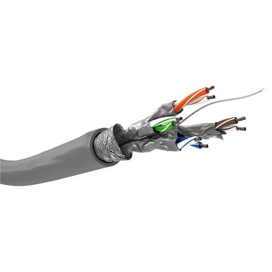 Goobay Καλώδιο Δικτύου 93954, Cat 6 S/Ftp (Pimf), Cca, 100M, Γκρι Goobay Καλώδιο Δικτύου 93954, Cat 6 S/Ftp (Pimf), Cca, 100M, Γκρι
