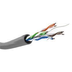 Goobay Καλώδιο Δικτύου 95694, Cat 6 U/Utp, Cca, 100M, Γκρι