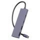 Powertech Usb Hub Pth-110, 4X Θυρών, 10Gbps, Usb-C Σύνδεση, Γκρι Powertech Usb Hub Pth-110, 4X Θυρών, 10Gbps, Usb-C Σύνδεση, Γκρι