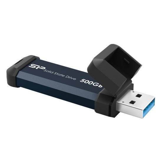 Silicon Power Usb Flash Drive Ms60, 500Gb, 600/500Mbps, Μπλε