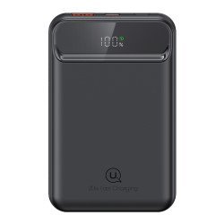 Usams Power Bank Us-Cd214, 2X Έξοδοι, Wireless, 10000Mah, 20W, Μαύρο