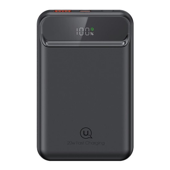 Usams Power Bank Us-Cd214, 2X Έξοδοι, Wireless, 10000Mah, 20W, Μαύρο Usams Power Bank Us-Cd214, 2X Έξοδοι, Wireless, 10000Mah, 20W, Μαύρο