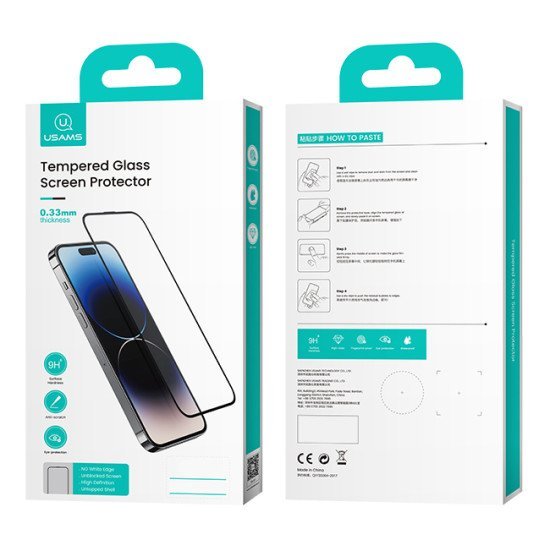 Usams Tempered Glass Για Iphone 15 Us-Bh862, 0.33Mm