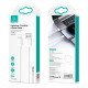 Usams Καλώδιο Lightning Σε Usb Us-Sj604, 2.4A, 1M, Λευκό Usams Καλώδιο Lightning Σε Usb Us-Sj604, 2.4A, 1M, Λευκό