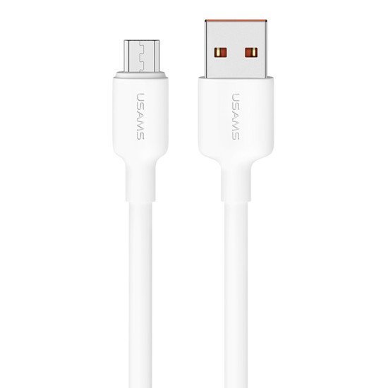 Usams Καλώδιο Micro Usb Σε Usb Us-Sj607, 2A, 1M, Λευκό