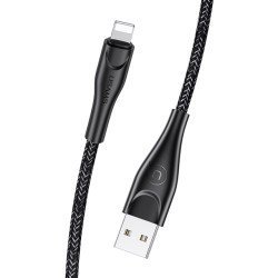 Usams Καλώδιο Lightning Σε Usb Us-Sj391, 2A, 1M, Μαύρο